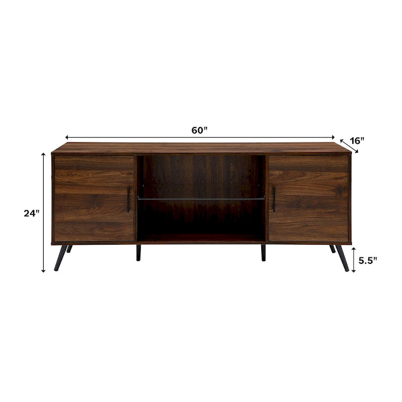 Middlebrook 60-inch Mid-Century Modern 2-Door TV Stand