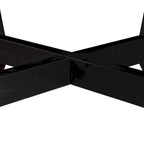 32inch Wood Round Coffee Table for Living Room,Mid Century Farmhouse Circle Wooden Coffee Tables for Apartment, Easy Assembly