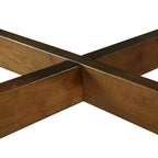 32inch Wood Round Coffee Table for Living Room,Mid Century Farmhouse Circle Wooden Coffee Tables for Apartment, Easy Assembly