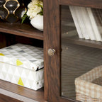 Modern TV Stand Media Stand Modern Entertainment Console for TV Up to 65 with Glass Door Open and Closed Storage Space