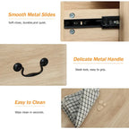 WAMPAT Farmhouse Dresser TV Stand with 6 Drawers for TVs up to 55 Inch, Wood Entertainment Center with Storage