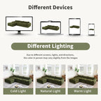 116-In Modern Chenille Sectional Sofa with High Density Foam,No Assembly Required