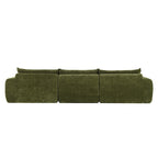 116-In Modern Chenille Sectional Sofa with High Density Foam,No Assembly Required