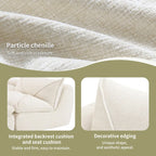 116-In Modern Chenille Sectional Sofa with High Density Foam,No Assembly Required