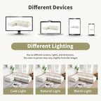 116-In Modern Chenille Sectional Sofa with High Density Foam,No Assembly Required