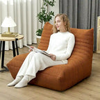 HOMCOM Bean Bag Chair for Adults, Giant Fireside Chair Lazy Sofa, Bean Bag Sofa with High Density Comfortable Foam