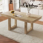 60-78 Extendable Dining Table, Farmhouse Wooden Kitchen Table with Removable Leaf, Large Expanding Table for 4-8