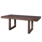 60-78 Extendable Dining Table, Farmhouse Wooden Kitchen Table with Removable Leaf, Large Expanding Table for 4-8