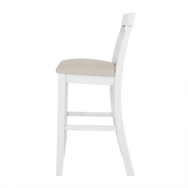 3-Piece Farmhouse Dining Set with Rectangular Table & 2 Chairs