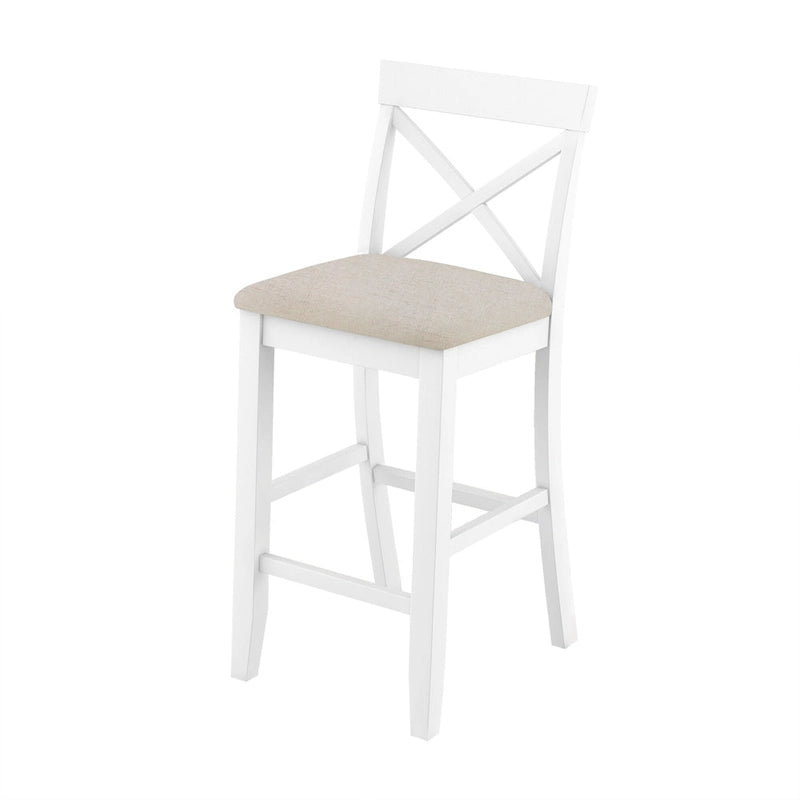 3-Piece Farmhouse Dining Set with Rectangular Table & 2 Chairs