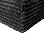 110 Faux Fur Cloud 3-Seater sat L-Shaped Sectional Sofa with Two Included Throw Pillows