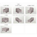 Flexible Combination Module Reversible Sectional Sofa