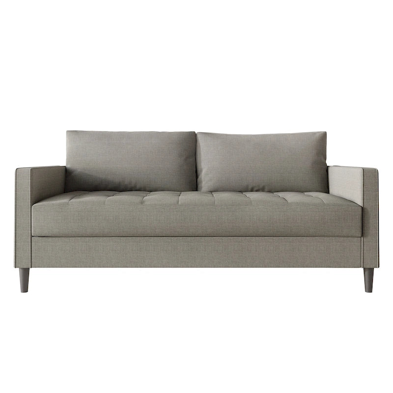 CraftPorch Contemporary Minimalist Linen Upholstered Sofa