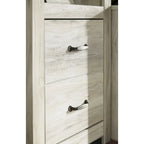 Signature Design by Ashley Bellaby Whitewash 4-Piece Entertainment Center with Electric Fireplace - 103.5W x 19.5D x 72.25H