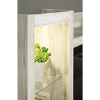 Signature Design by Ashley Bellaby Whitewash 4-Piece Entertainment Center with Electric Fireplace - 103.5W x 19.5D x 72.25H