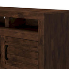 Bridgevine Home Sausalito 72 inch TV Stand Console for TVs up to 85 inches, No Assembly Required, Whiskey Finish