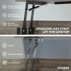 Lift Top Coffee Table Oval Wood Table with Hidden Storage Shelves - 41.5 inch