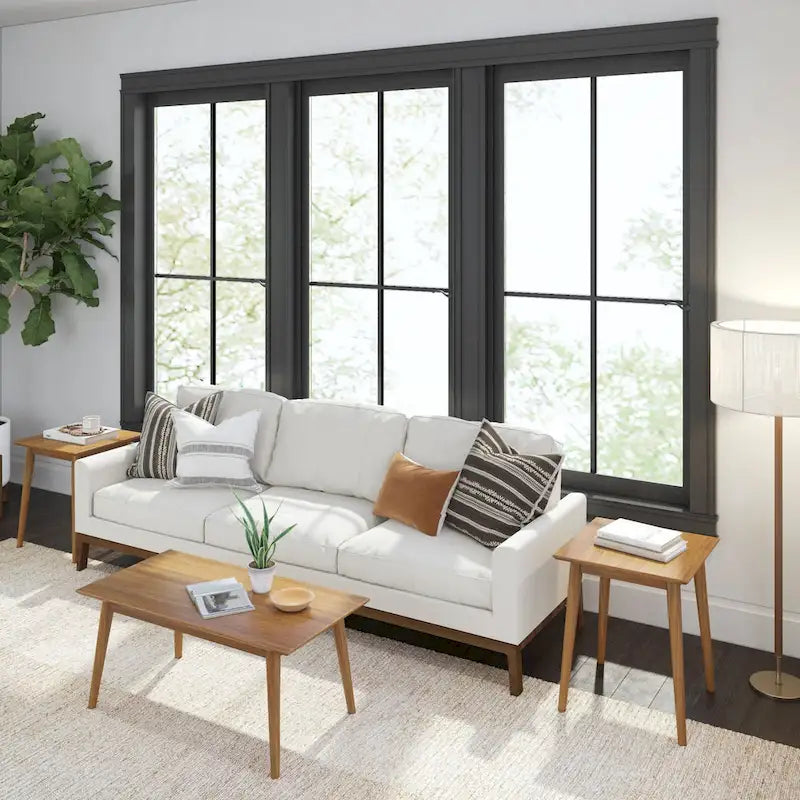 Plank and Beam Mid-Century Rectangular Coffee Table - 40