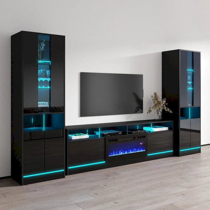 Disparo BL05-BK-BK Entertainment Center