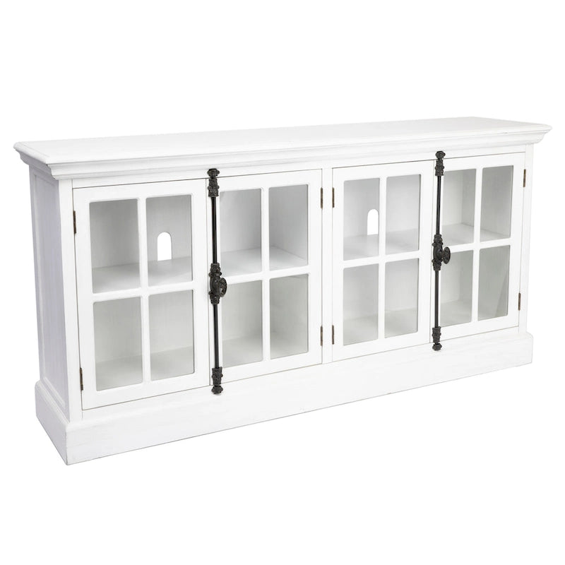 Coventry White Oak 4 Door Media Console - 72 x 17 x 36