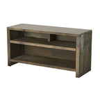 Bridgevine Home Joshua Creek 48 inch TV Stand for TVs up to 55 inches, No Assembly Required, Barnwood Finish