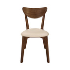 Markus Tan and Chestnut Open Back Dining Chairs (Set of 4)
