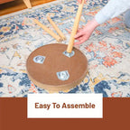 2-Piece Nestable End Tables for Living Room, Bedroom and Small Spaces