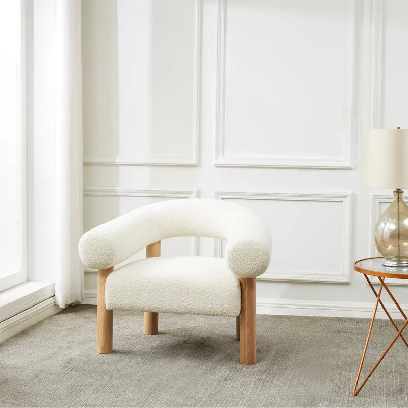 SAFAVIEH Couture Reese Accent Chair - 38 W x 30 D x 30 H - 38Wx30Dx30H