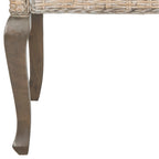 SAFAVIEH Alearda Natural Dining Chair (Set of 2) - 23 x 24.4 x 34 - 23Wx24Dx34H