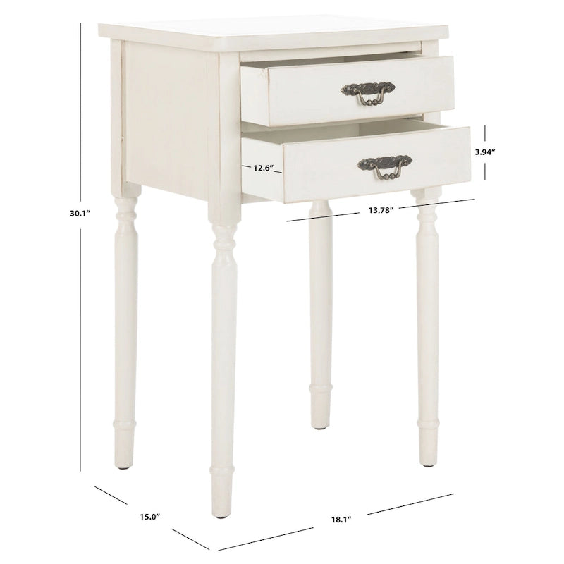 SAFAVIEH Sandra Accent Table - 18.1 x 15 x 30.1 - 18Wx15Dx30H