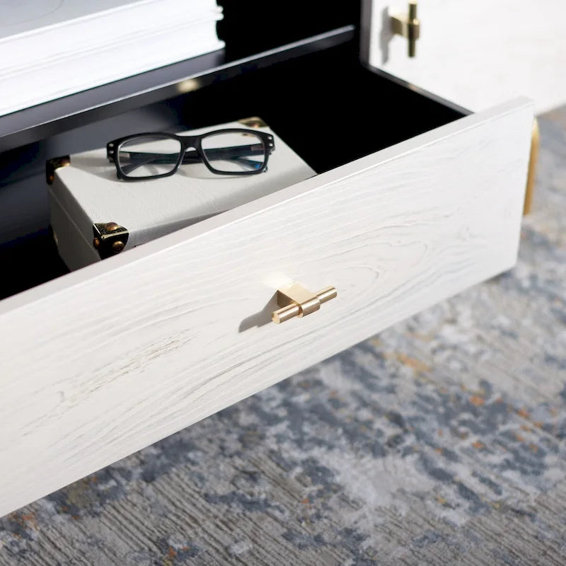 SAFAVIEH Lerke Media TV Stand - 54 W x 15.7 L x 19.7 H - 54Wx16Dx20H