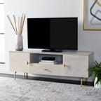 SAFAVIEH Lerke Media TV Stand - 54 W x 15.7 L x 19.7 H - 54Wx16Dx20H