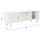 SAFAVIEH Lerke Media TV Stand - 54 W x 15.7 L x 19.7 H - 54Wx16Dx20H