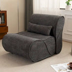 Soft Pellet Velvet Recliner, Comfortable Lounge Chair with Waist Pack Padding, Ideal for Living Room, Bedroom or Office