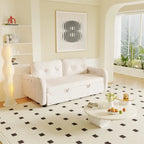 66.2Queen Pull Out Sofa Bed,Hydraulic System Convertible Sleeper Sofa